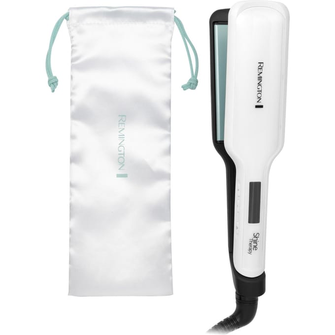 Remington S8550 Shine Therapy Brede platen voor dik en lang haar - Stijltang