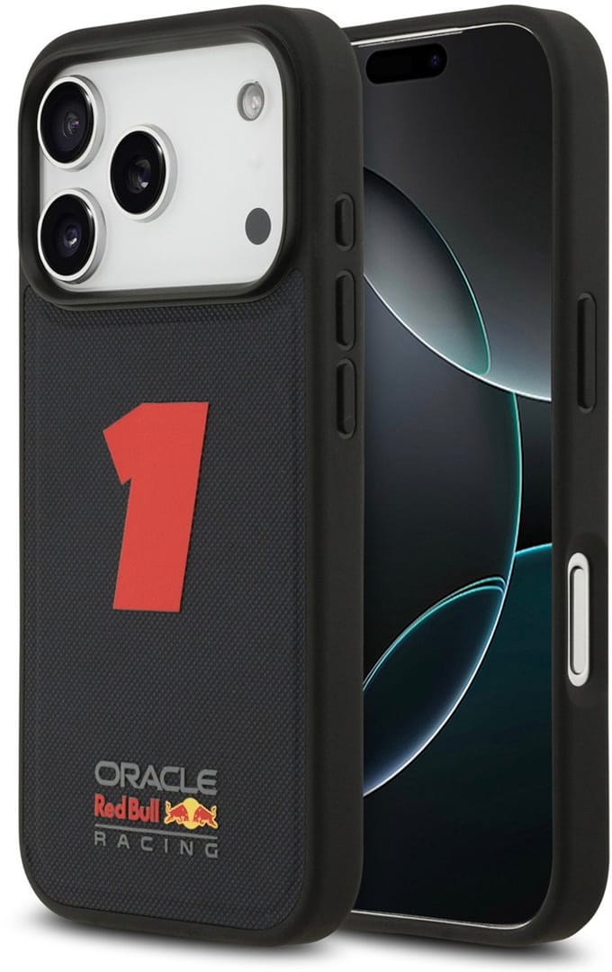 Red Bull Racing Back Cover - iPhone 17 Pro - Navy - Schokabsorberend - Magsafe & 3D Rubber