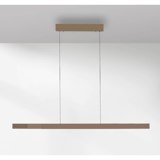 Paul Neuhaus LED hanglamp Adriana Square, brons, up/down