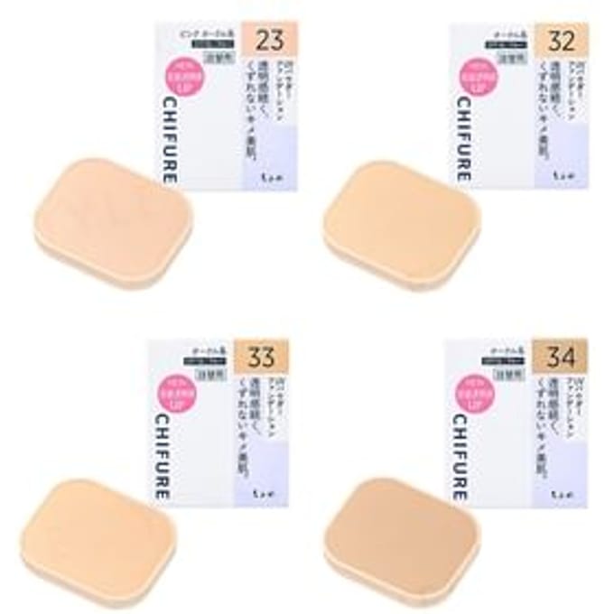 CHIFURE - UV Powder Foundation SPF 36 PA++ 32 Ocher - 14g Refill