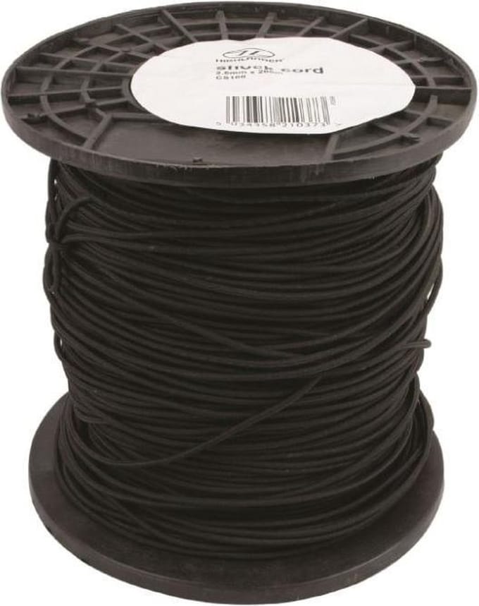 Highlander Elastiek-koord 2,5 Mm Rubber/nylon - 1 meter