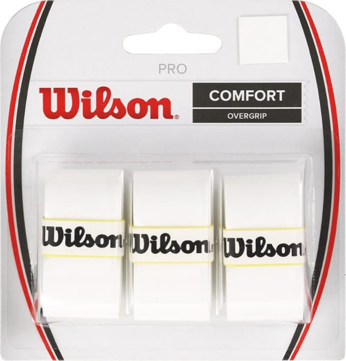 Wilson Pro Comfort - Overgrip White - Padel/Tennis/Badminton/Sqaush