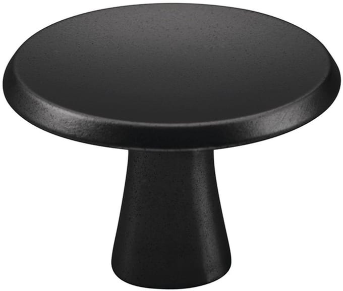 Hermeta Schaalknop 3751 Rond 30mm Zwart
