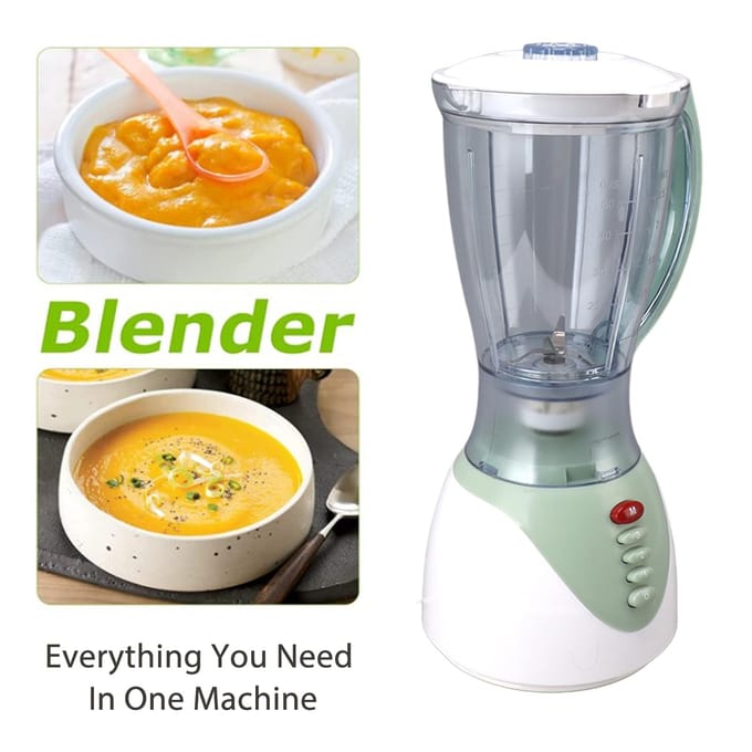Blender Combo 1500ML 600ML Blender de Comptoir Professionnel pour Smoothies Glace Fruits Congelés L gray