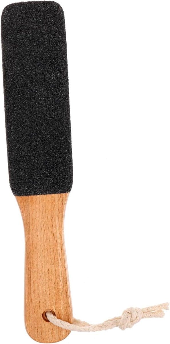 Voetvijl met Houten Handgreep - Voetschraper Pedicure - Verwijderen Dode Huid - Ergonomische Antislip Grip