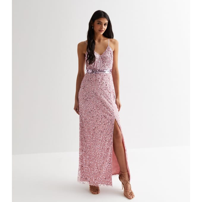 Blush Embelish Maxi-jurk met bandjes