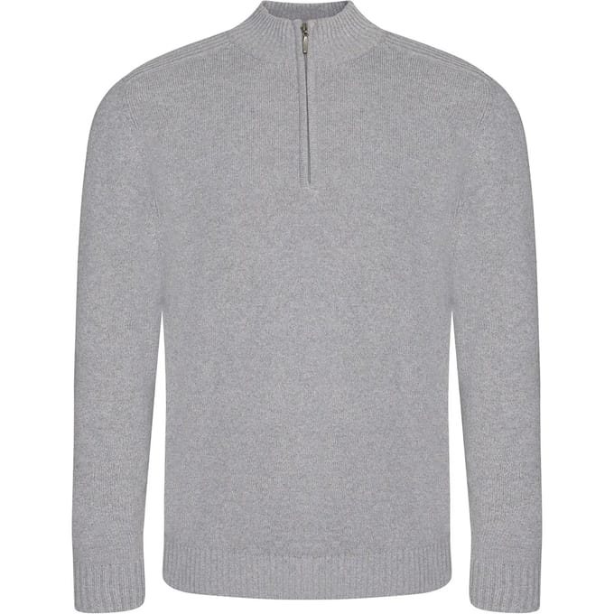 Ecologie Dames/Dames Wakhan Duurzaam Sweatshirt met Kwart Ritssluiting (Heide Grijs)
