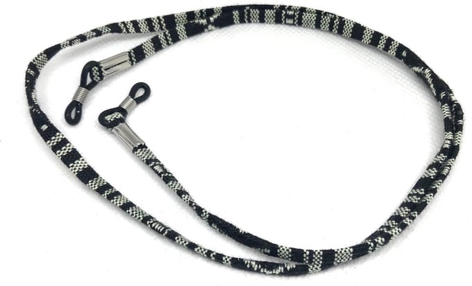 Go Go Gadget - Brilkoord - Touwketting - Zonnebril koord - Zwart/ Wit