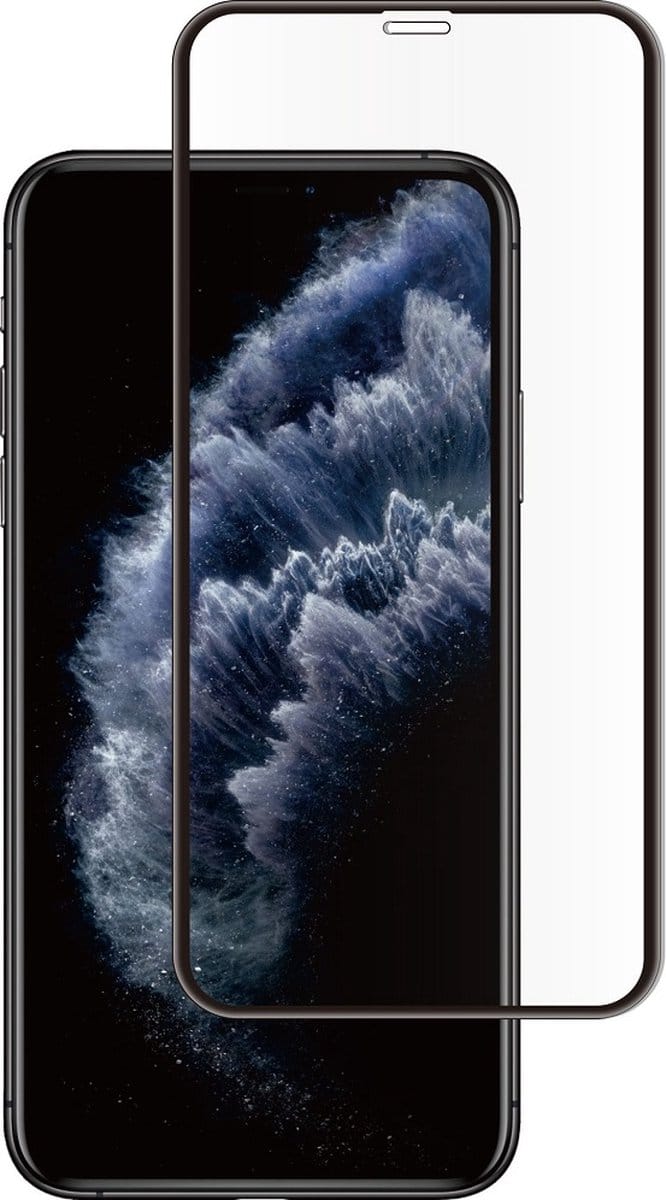 LuxeBass Full Screenprotector geschikt voor Apple iPhone 14 Pro - Volledige dekking en bescherming - glas scherm - bescherming