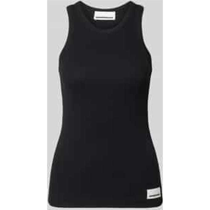 slim fit tank top van katoenmix model 'KANITAA'