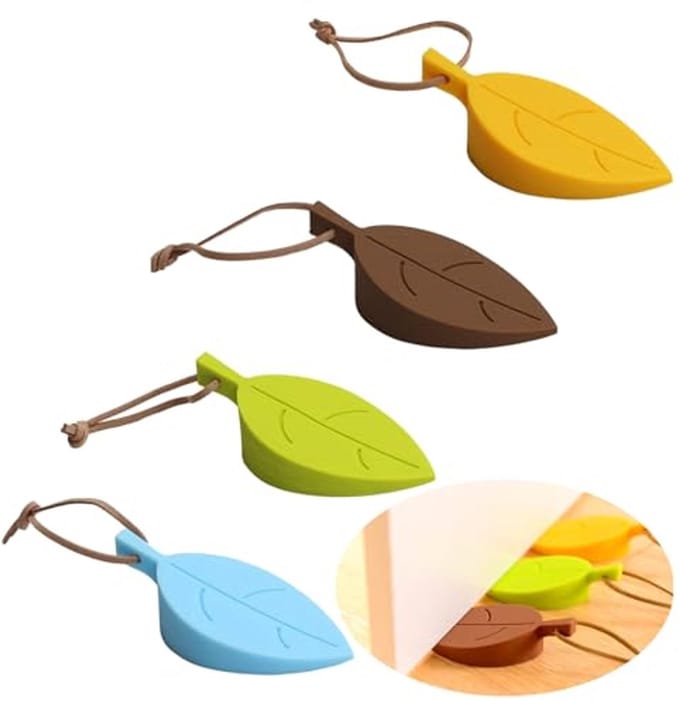 Antislip Deurstopper Set van 4 - Duurzame Rubberen Deurwiggen voor Elk Type Deur en Raam