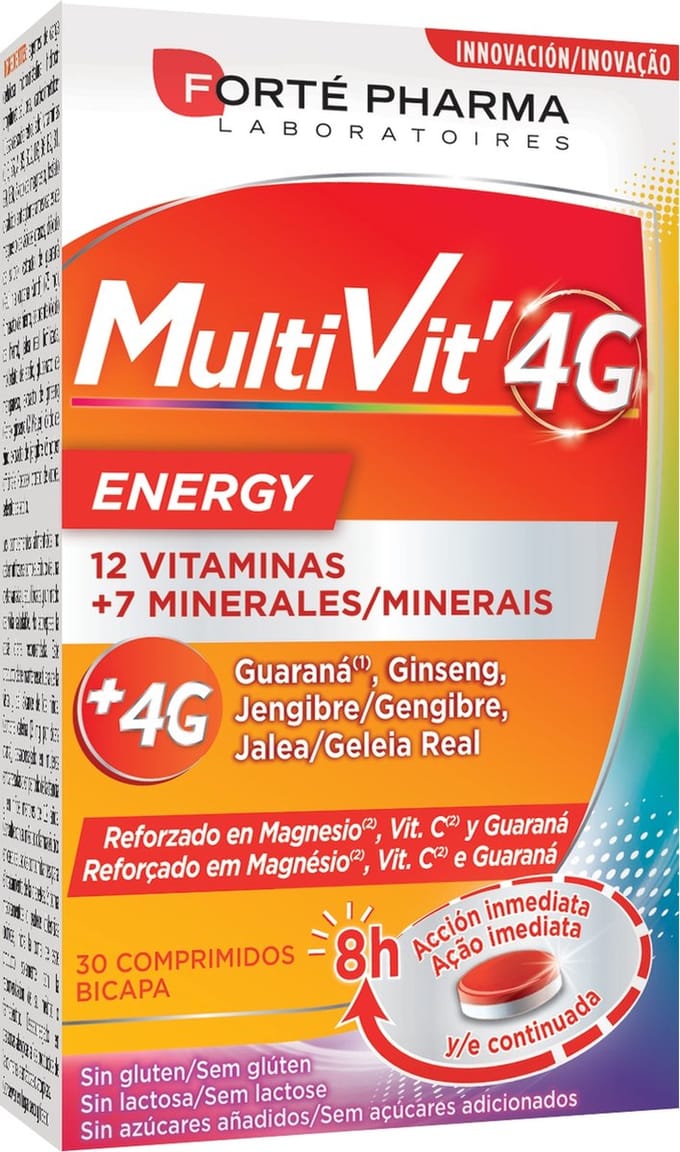 Food Supplement Forté Pharma Multivit 4G 30 Units