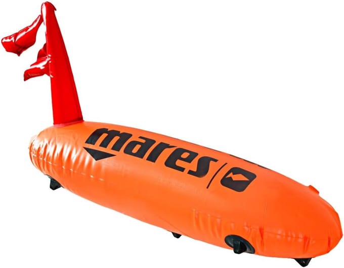 Waterdichte Duik Vlag Oranje voor Veiligheid op Open Water