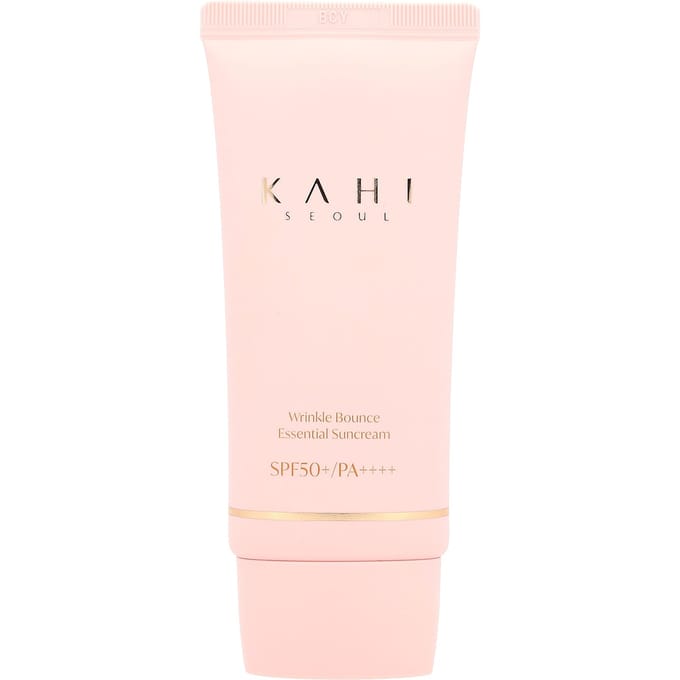 Kahi, Wrinkle Bounce Essential Sun Cream, SPF 50+ PA++++, 50ml white