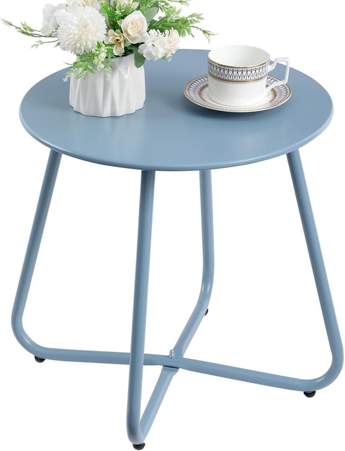 Salontafel Buiten - Bijzettafel voor in de Tuin - Buitentafel - terras