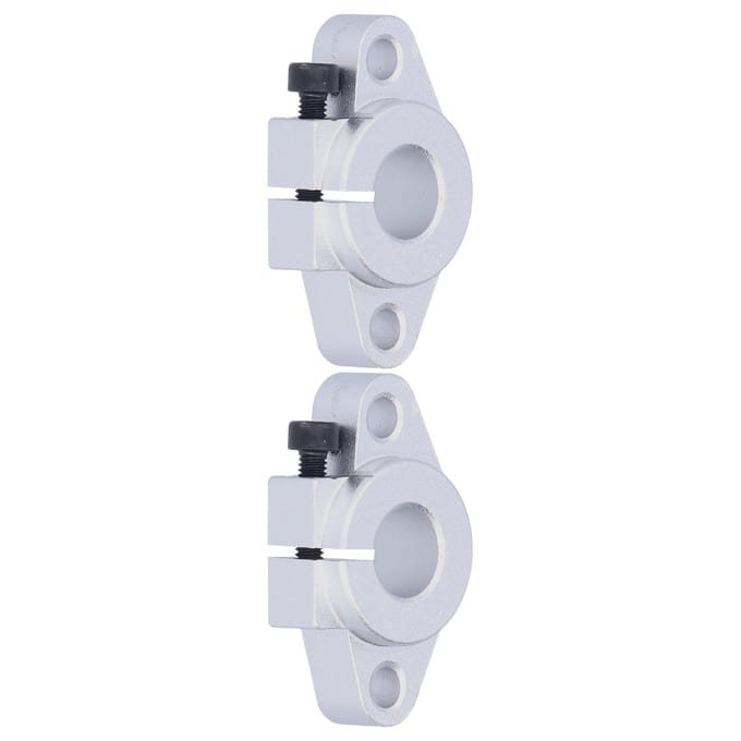2 Stuks SHF12 Lineaire Beweging Railgeleiding Ondersteuning Horizontale Lineaire Rail Asbeugel voor 12mm Diameter As