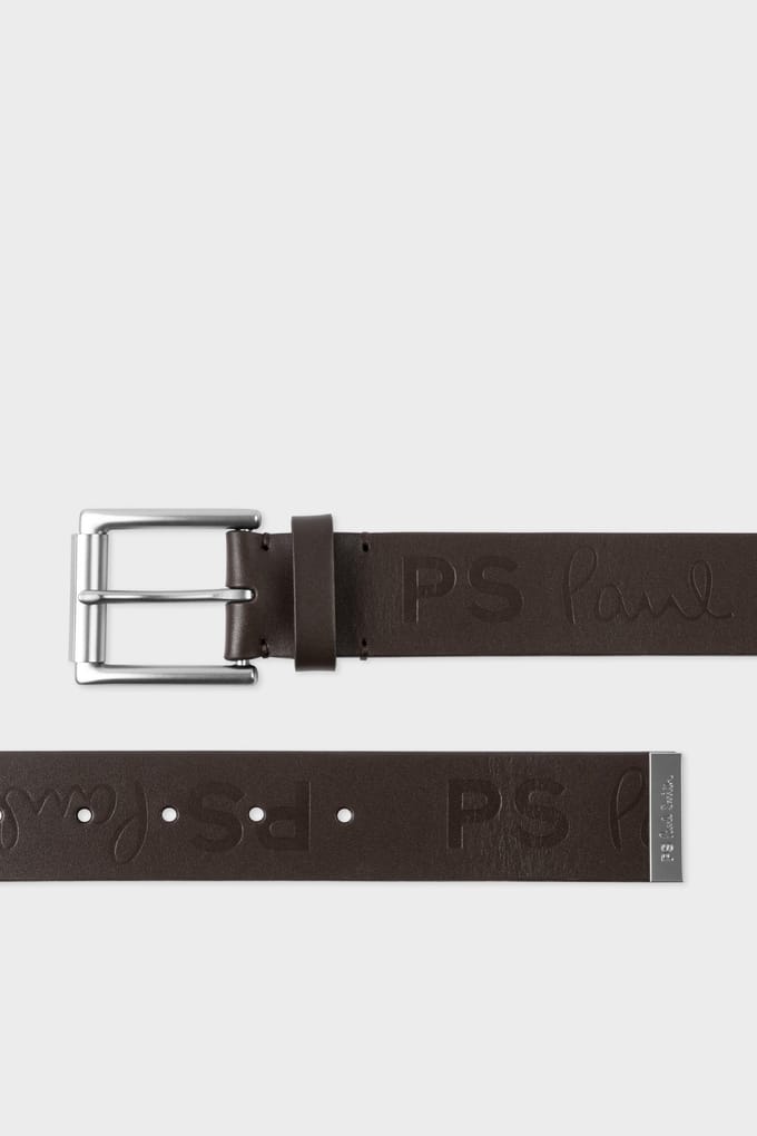 Paul Smith Men Belt Clip Chocolate Größe: W30 | Gürtel Outlet | Herren | Braun