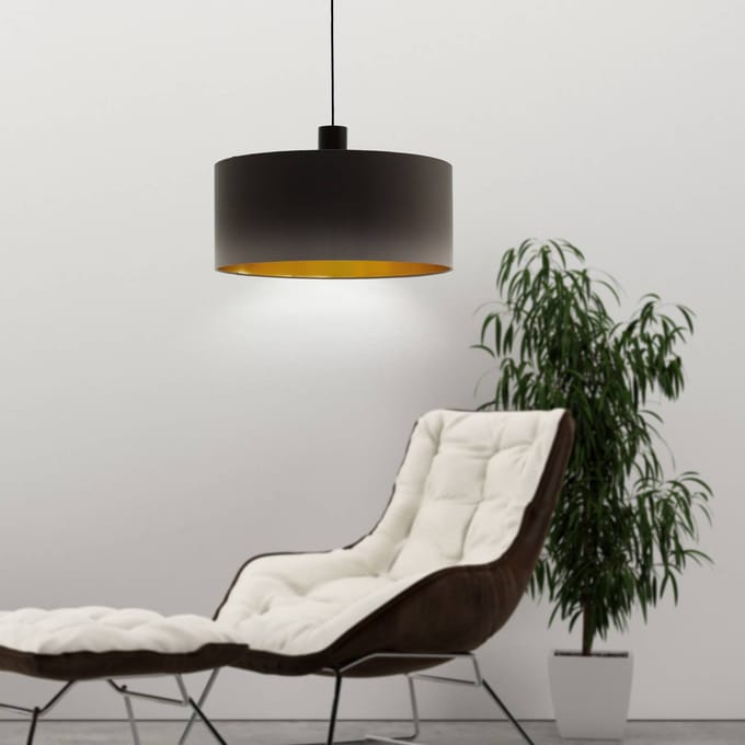 EGLO Concessa 1 hanglamp - E27 - Ø53 cm - Bruin|Cappuccino