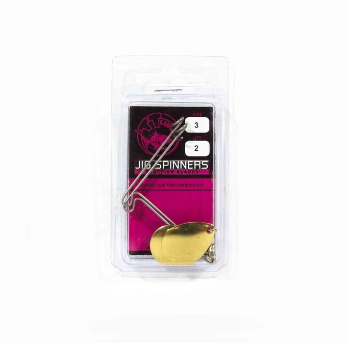 Tackle Tactics Jig Spinner HD Mid Frame Maat 3 Goud Colorado (5218) black