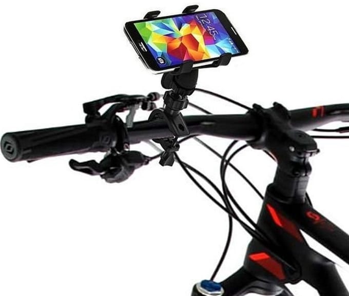 2x stuks Universele smartphone/telefoonhouder voor op de fiets