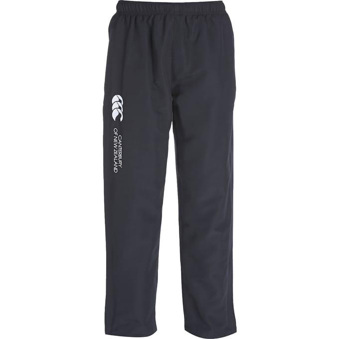 Canterbury Heren trainingsbroek met open zoom (Zwart)