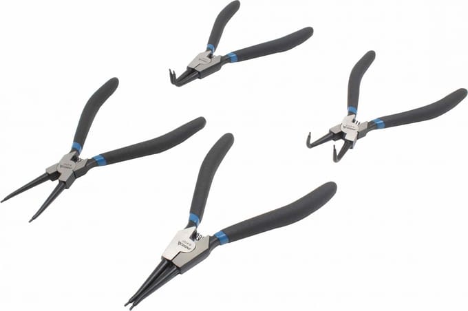 Seegerringtangen set - 180 mm - Borgveer tangen set - 4 delig - ASTA