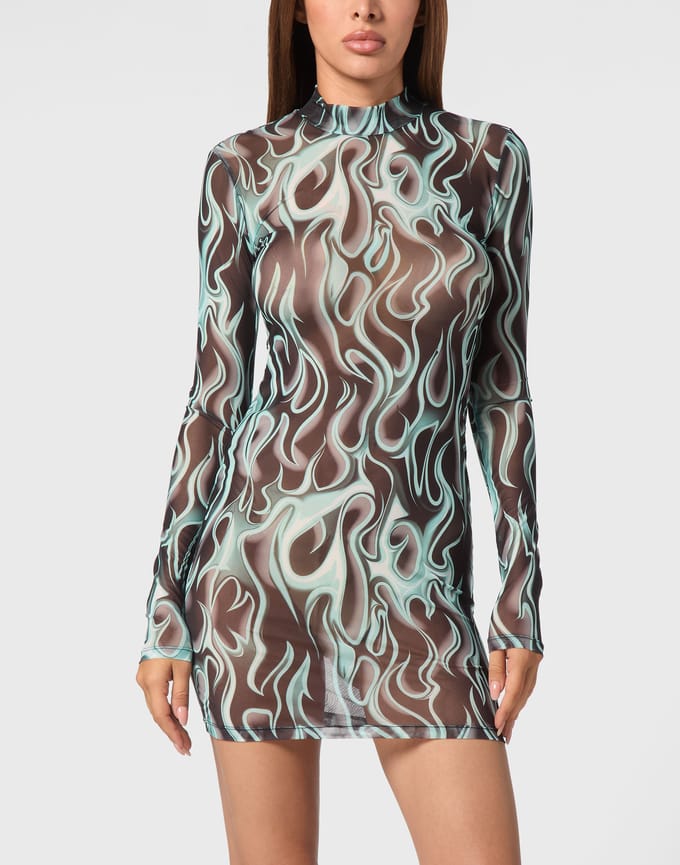 Korte Jurk Flame