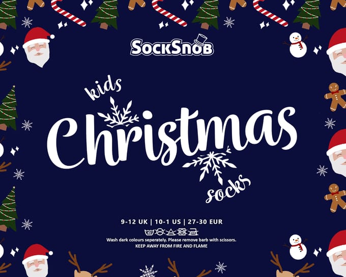 Nieuwe kerstsokken voor kinderen met leuke patronen - 6 Pack
