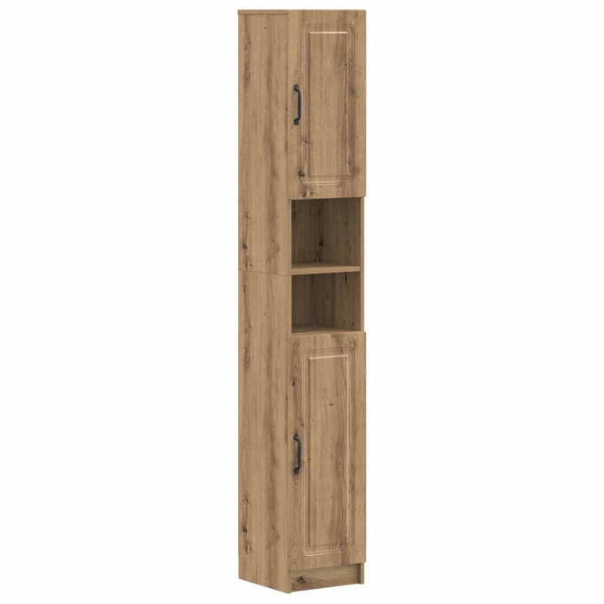 vidaXL - Badkamerkast - met - Open - Plank - UTRECHT - Artisanaal - eiken