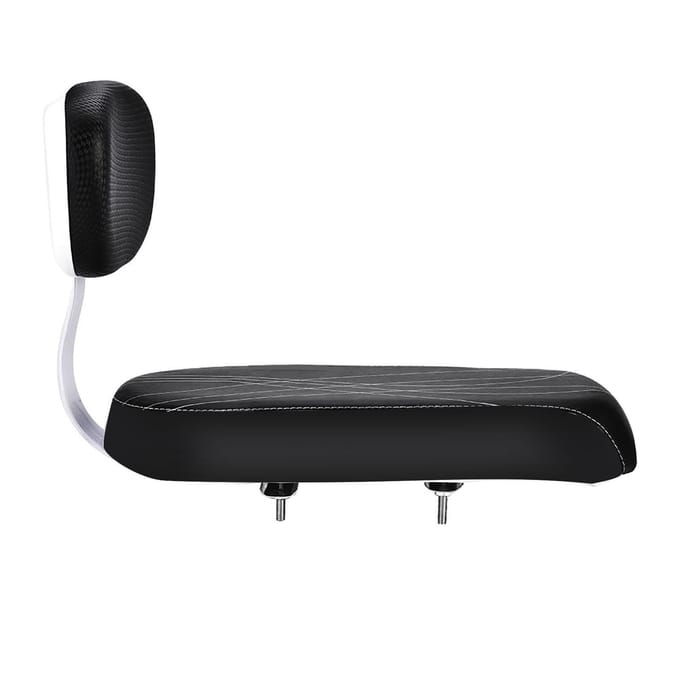 Fiets Kind Achter Rugleuning Armleuning Voetsteun Set Accessoire zwart