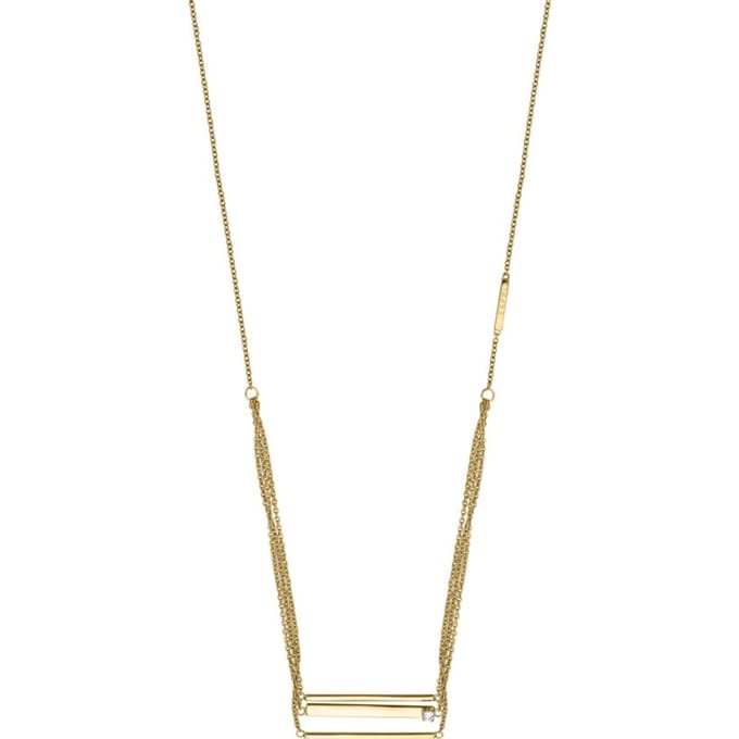 Esprit ESNL00351342 Lure collier - Zilver geelgoudverguld - Goudkleurig