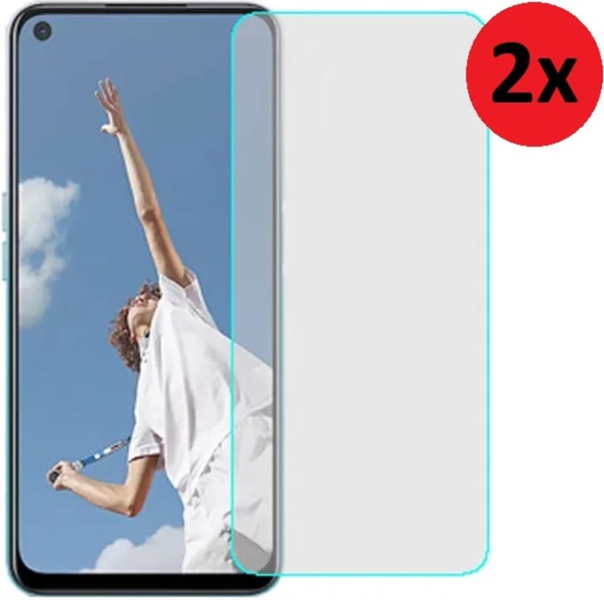 Geschikt voor Oppo A54 4G Screenprotector - Oppo A54 Screen Protector Tempered Beschermglas 2x