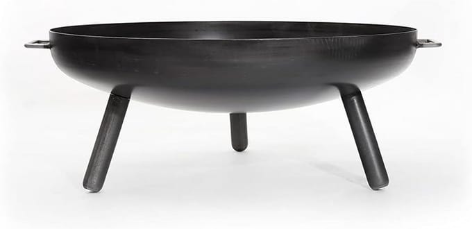 Ronde Stalen Vuurschaal 55 cm met Afschroefbare Poten