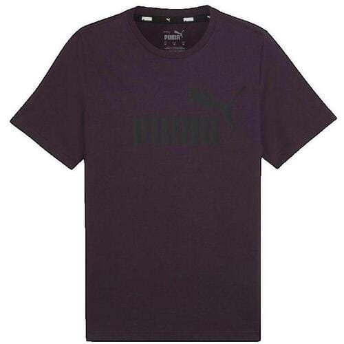 T-shirt Korte Mouw Puma T-shirt Essential Logo Violet