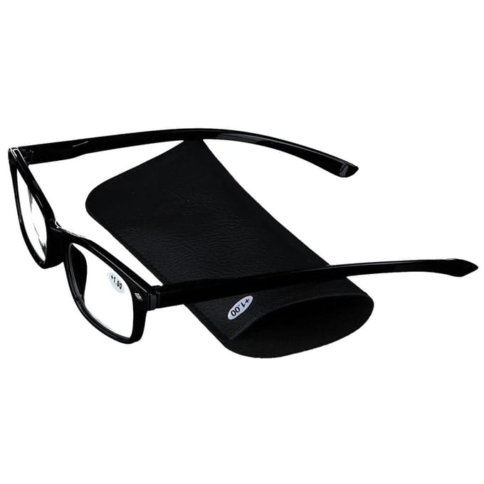 Pharmaglasses Leesbril Diop.+1.00 Black