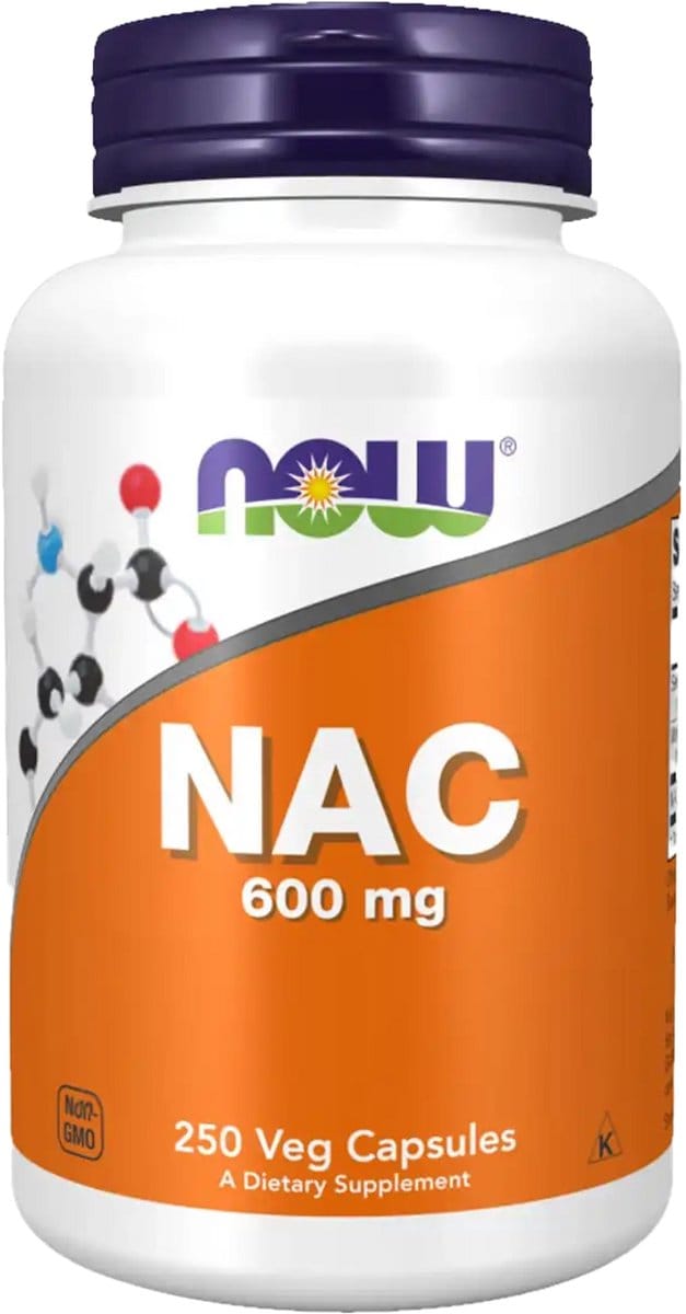 Now Foods - NAC - 600 mg per capsule - 250 capsules