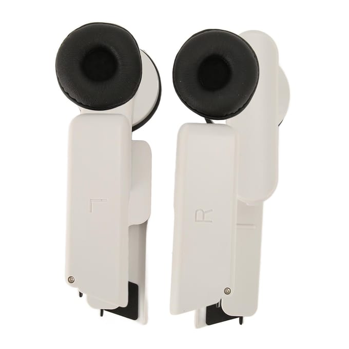Cache-oreilles légers et réglables avec tube sonore pour casque VR PICO 4 Pro white