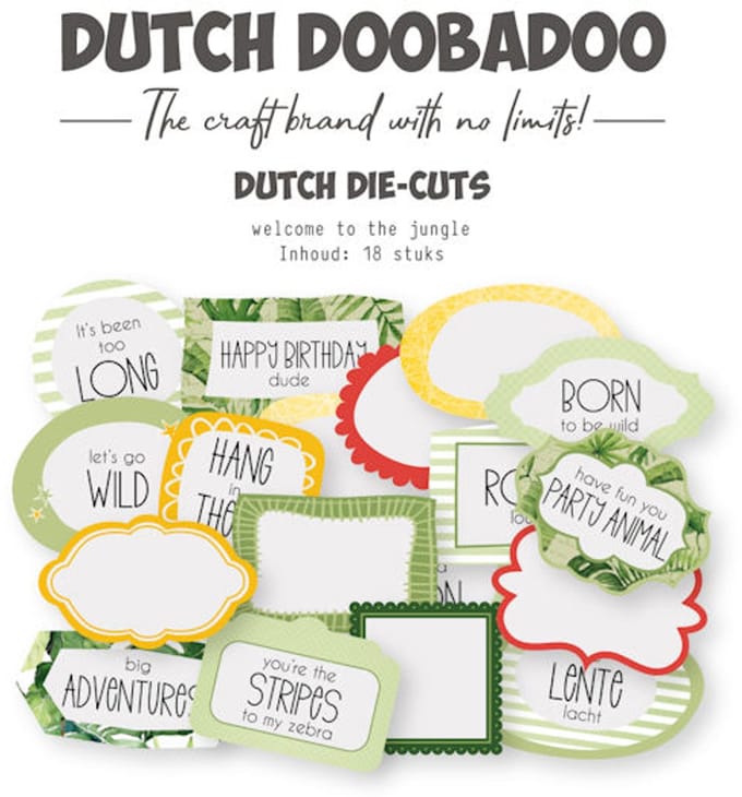 DDBD Stanszakje Welcome to the jungle 18 pcs