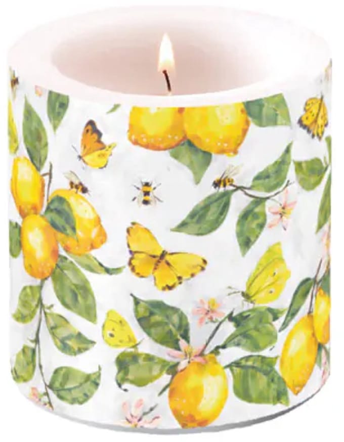 Ambiente - Kaars - Small - Fresh Lemon - 35 branduren