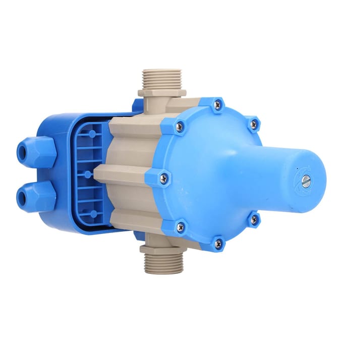 Waterpomp Drukregelaar 1.5bar?3.0bar Waterdichte Instelbare Controller Blauwgrijs
