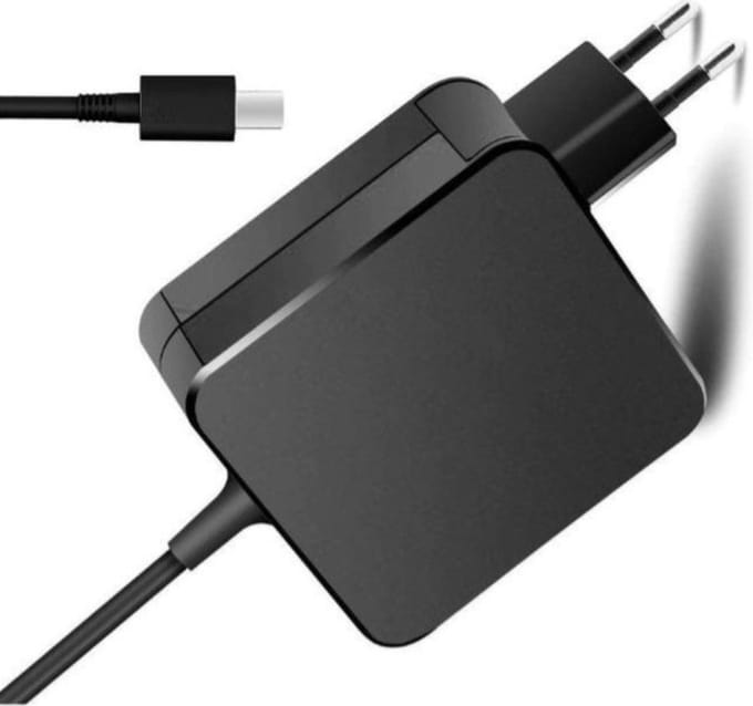 DrPhone PowerCore - 65W USB-C Laptop Lader & Adapter - 20V/3.25A - PD Ondersteuning - Geschikt voor o.a. N-Switch / Macbook / Laptops / Tablets en Smartphones