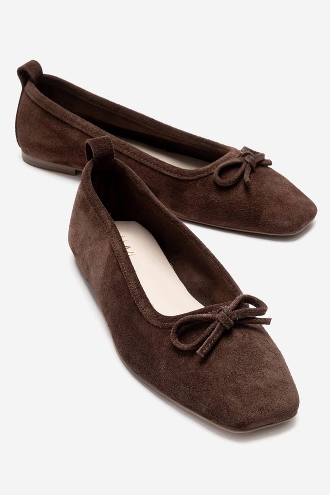 Sosa Leren Ballerina's Dames