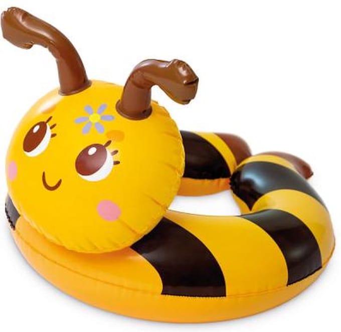 Intex dieren zwemband - bij - zwemring - 58x55 centimeter