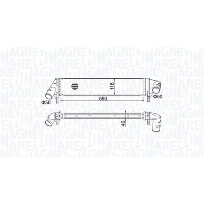 InlaatluchtRadiator MAGNETI MARELLI 351319205260