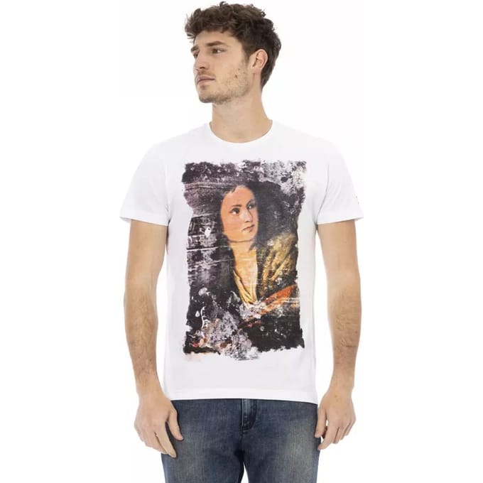 Grafische T-shirt Schilderijprint Korte Mouwen