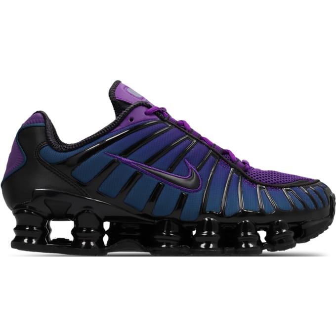 Nike Shox Sneakers Heren - Blauw - Maat 42 - Synthetisch, Textil