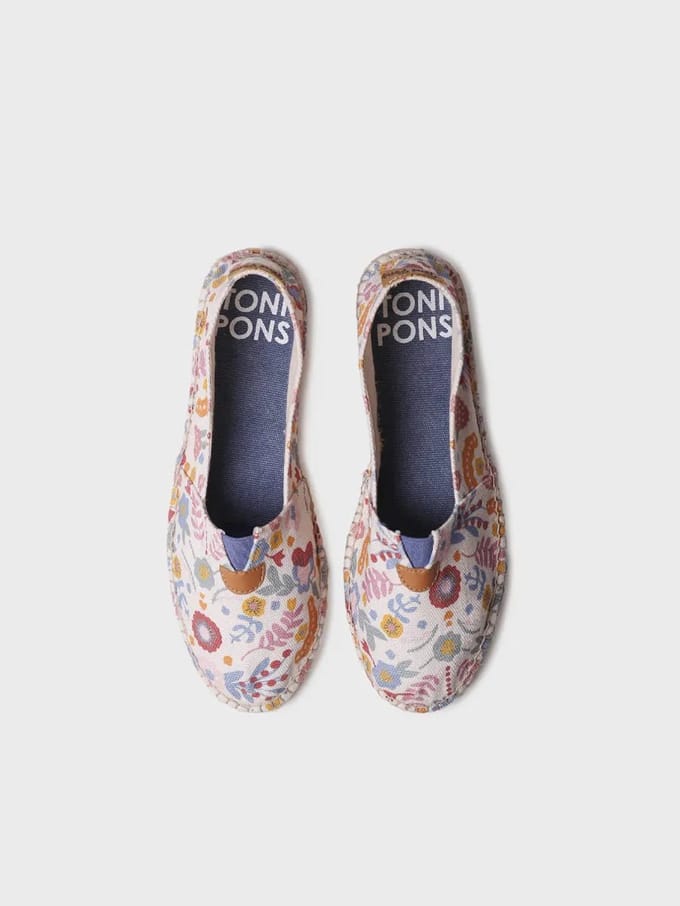 Klassieke unisex espadrille met print | BLANES-TJ