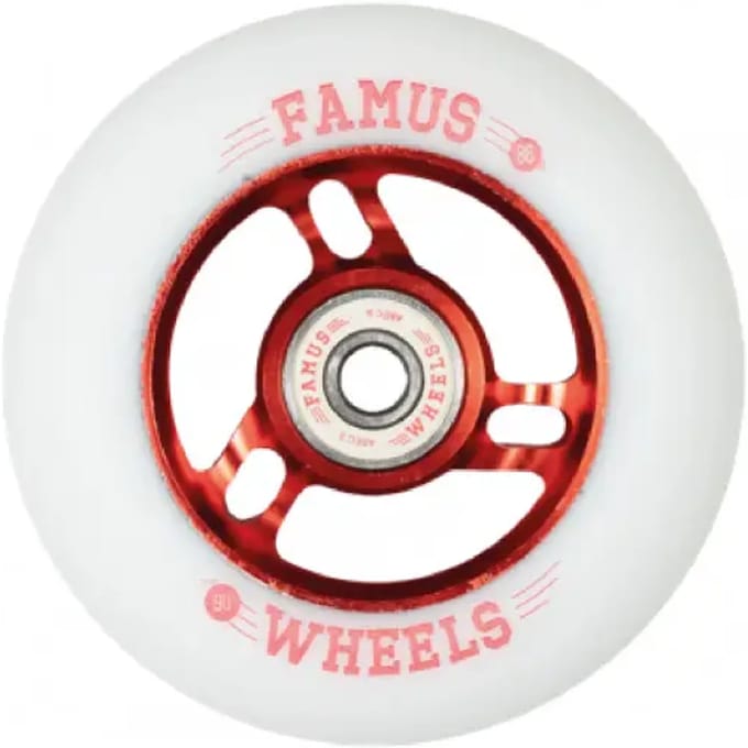 Set van 4 rollerwielen Famus Wheels 88A