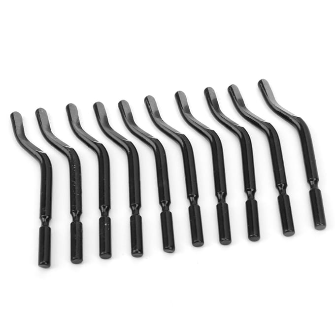 20 Stuks Trimmesblad Vervanging Snijkop voor Schrapen PVC Plastic IJzer BS1010 black