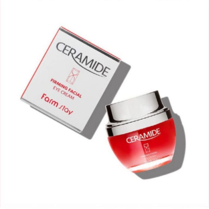 Farmstay Ceramide Firming Gezichts-Oogcrème 50ml red